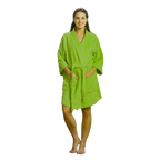 500 GSM Rayon Cotton Kimono Robe for Women - Thigh Length