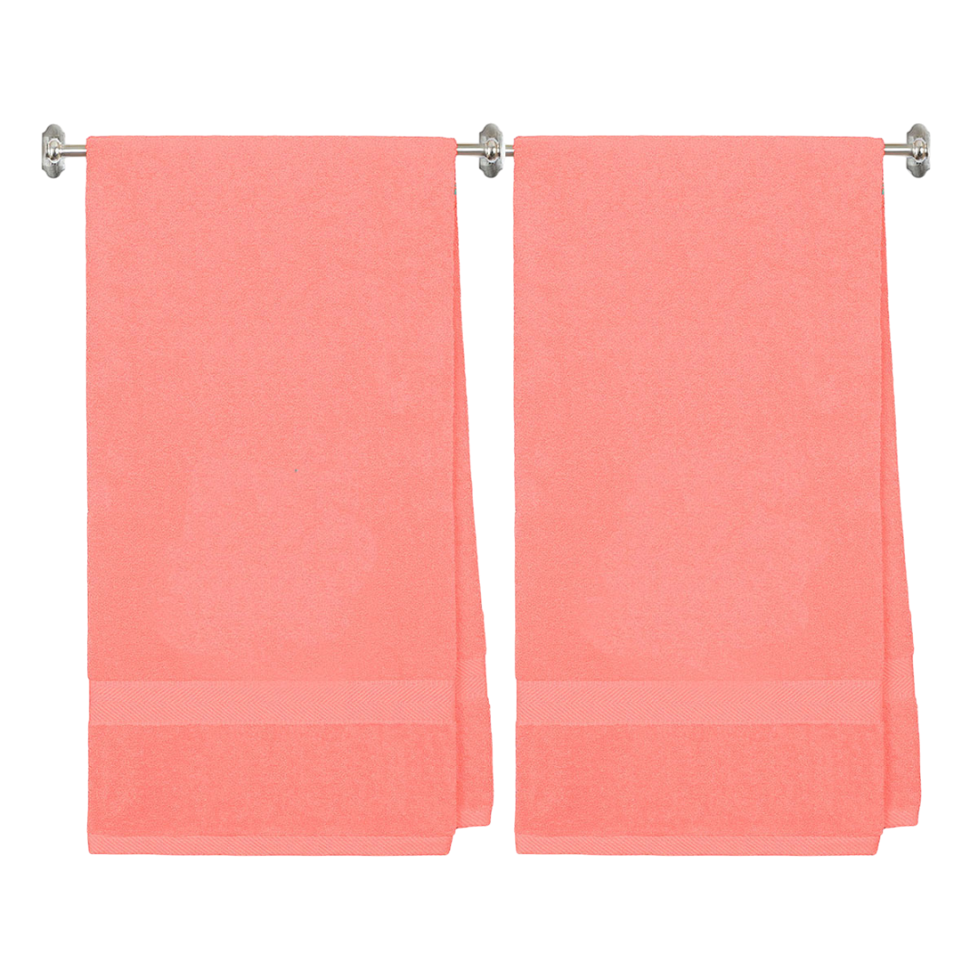 660 GSM Personalized Terry Cotton Bath Towels Set of 2 Secondary image