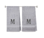 540 GSM Split Initial Personalized Terry Cotton Towel Set of 2 - view 54