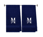 540 GSM Split Initial Personalized Terry Cotton Towel Set of 2 - view 58