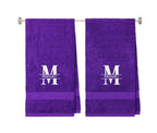 540 GSM Split Initial Personalized Terry Cotton Towel Set of 2 - view 60