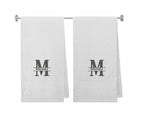 540 GSM Split Initial Personalized Terry Cotton Towel Set of 2 - view 62