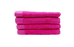 450 GSM Terry Velour Bath Towels - Set of 4