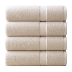 660 GSM Terry Cotton Bath Towels - Set of 4