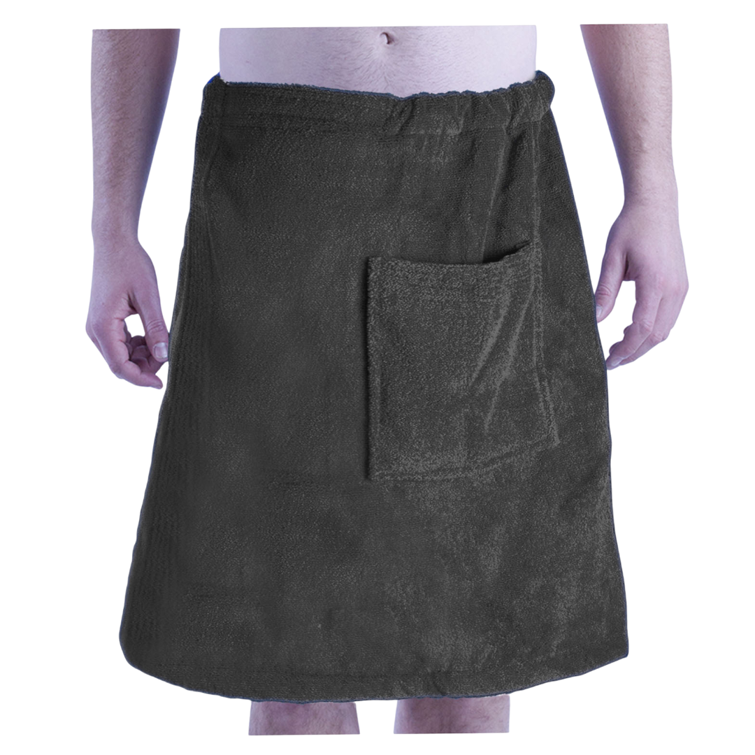 280 GSM Microfiber Men's Spa Wrap Towel - Quick Dry - view 2