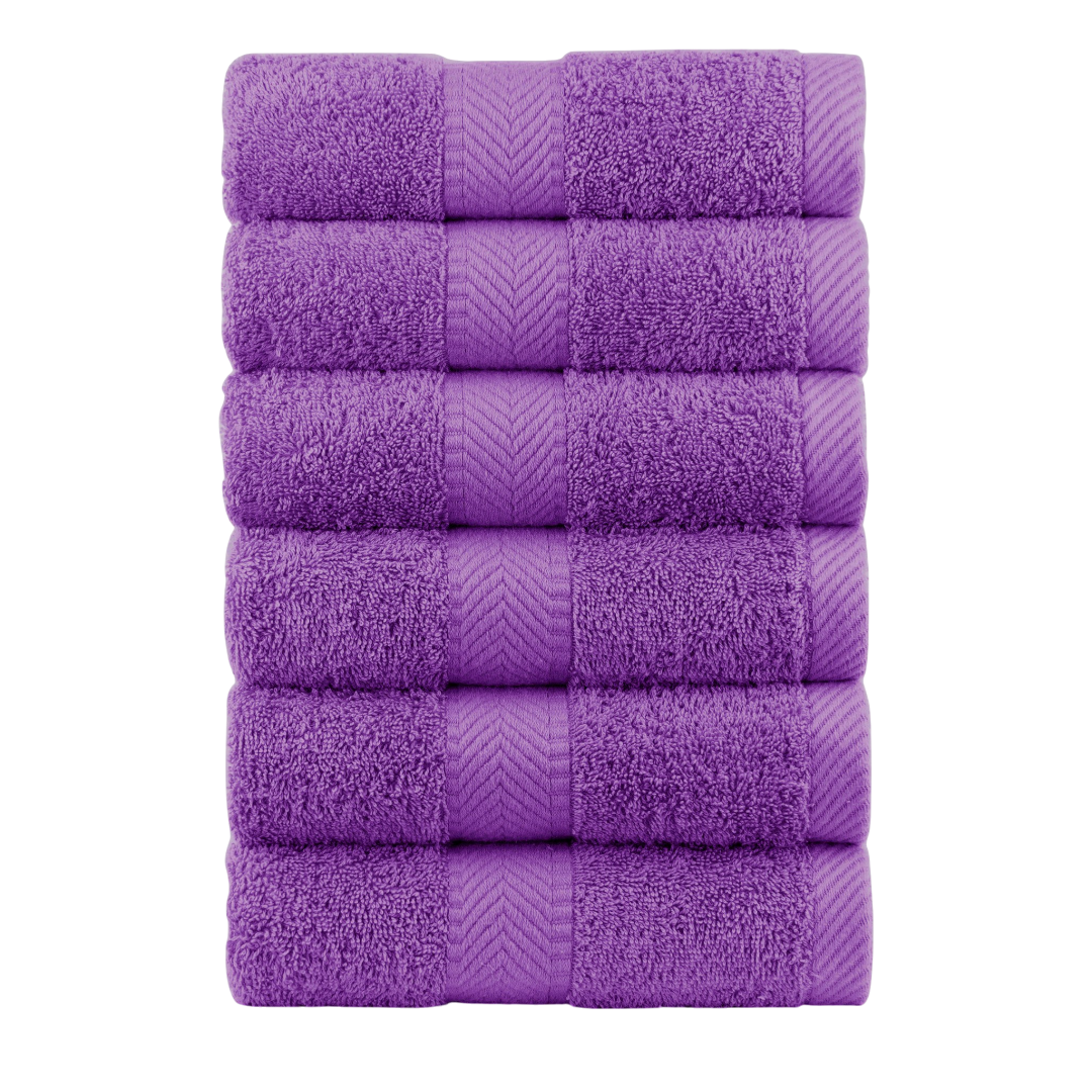 540 GSM Terry Cotton Hand Towels - Set of 6