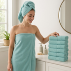 540 GSM Terry Cotton Hand Towels - Set of 6