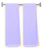 Initial Monogrammed Terry Velour Cotton Gym Fitness Towel 2Pc - Embroidered