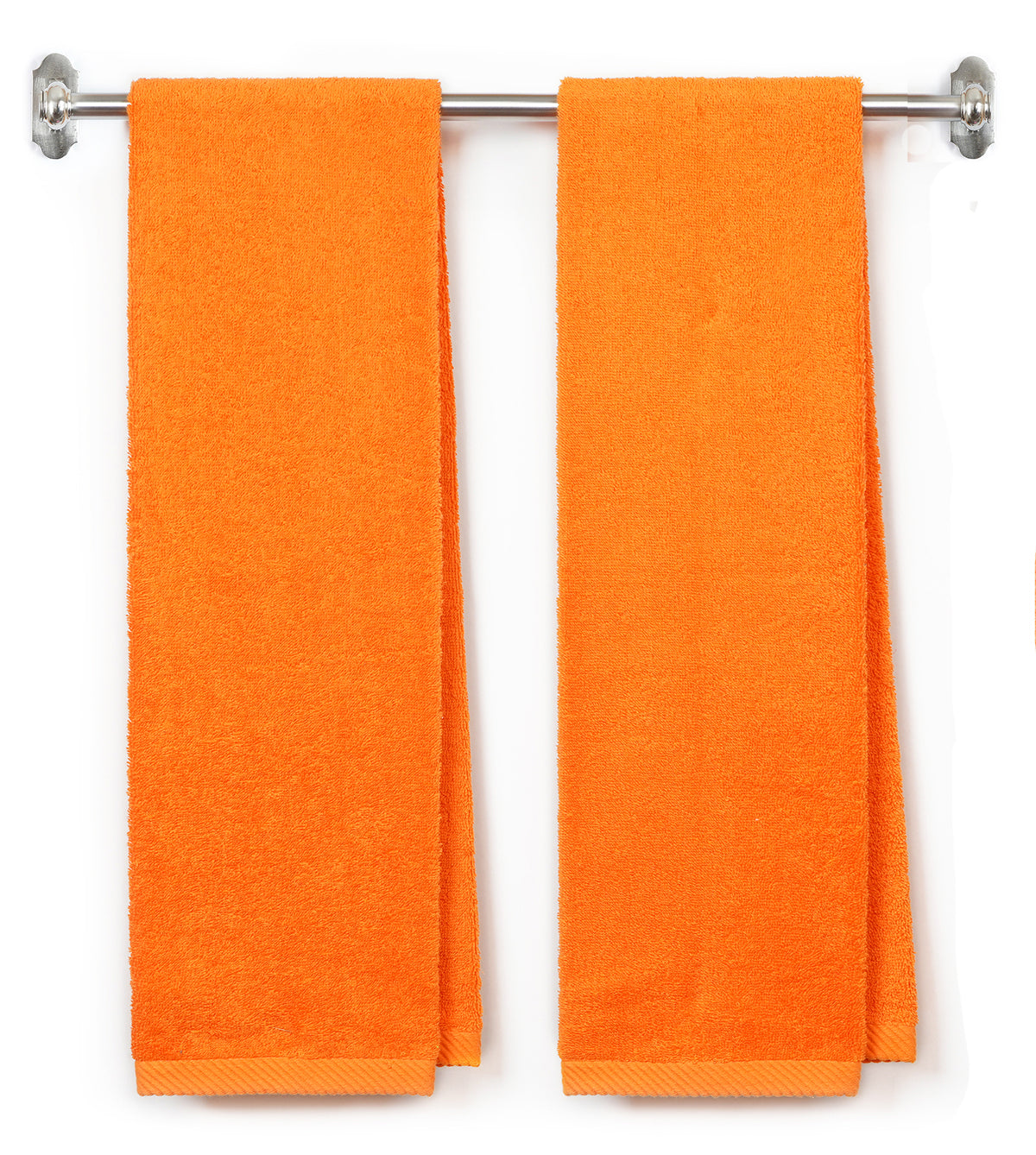Initial Monogrammed Terry Cotton Gym Fitness Towel 2Pc - Embroidered