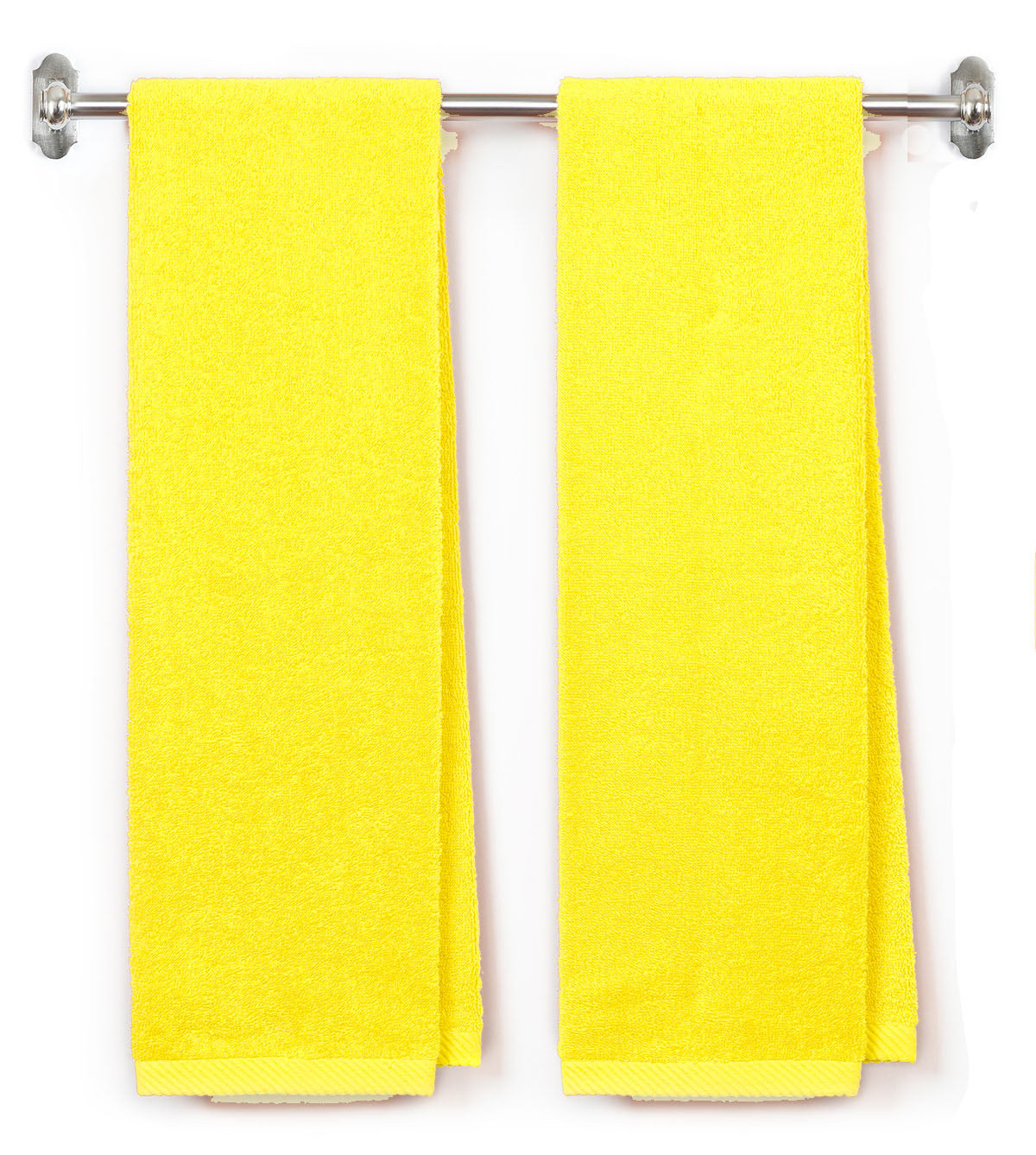 Initial Monogrammed Terry Velour Cotton Gym Fitness Towel 2Pc - Embroidered