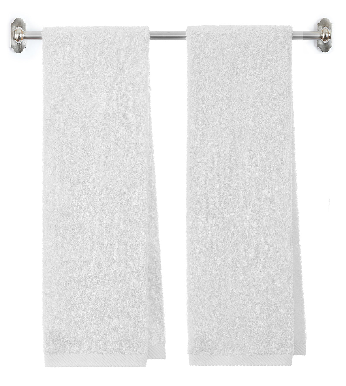 Initial Monogrammed Terry Cotton Gym Fitness Towel 2Pc - Embroidered