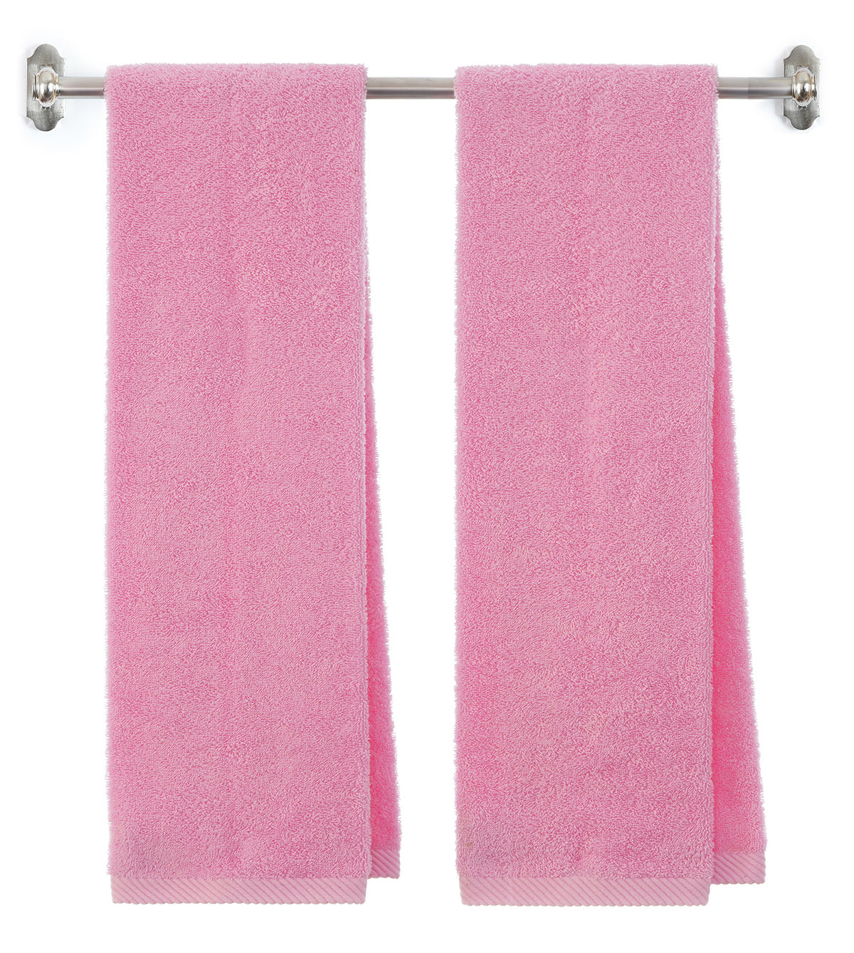 Initial Monogrammed Terry Cotton Gym Fitness Towel 2Pc - Embroidered