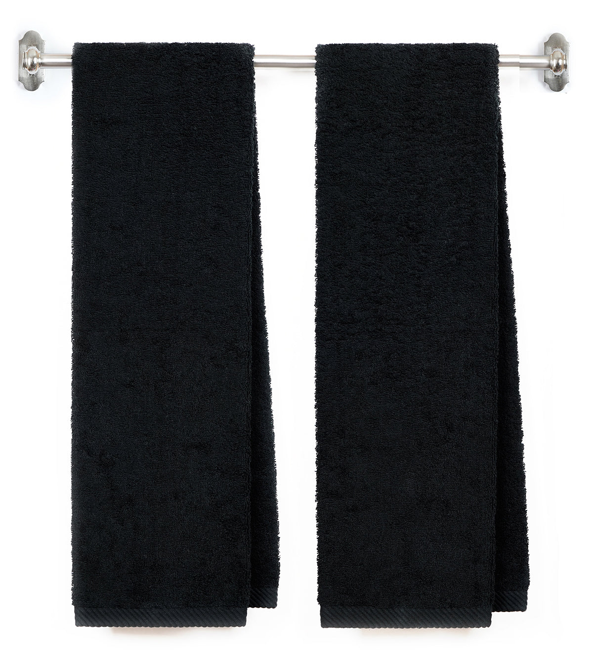 Initial Monogrammed Terry Velour Cotton Gym Fitness Towel 2Pc - Embroidered Secondary image