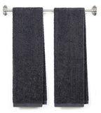 Initial Monogrammed Terry Cotton Gym Fitness Towel 2Pc - Embroidered