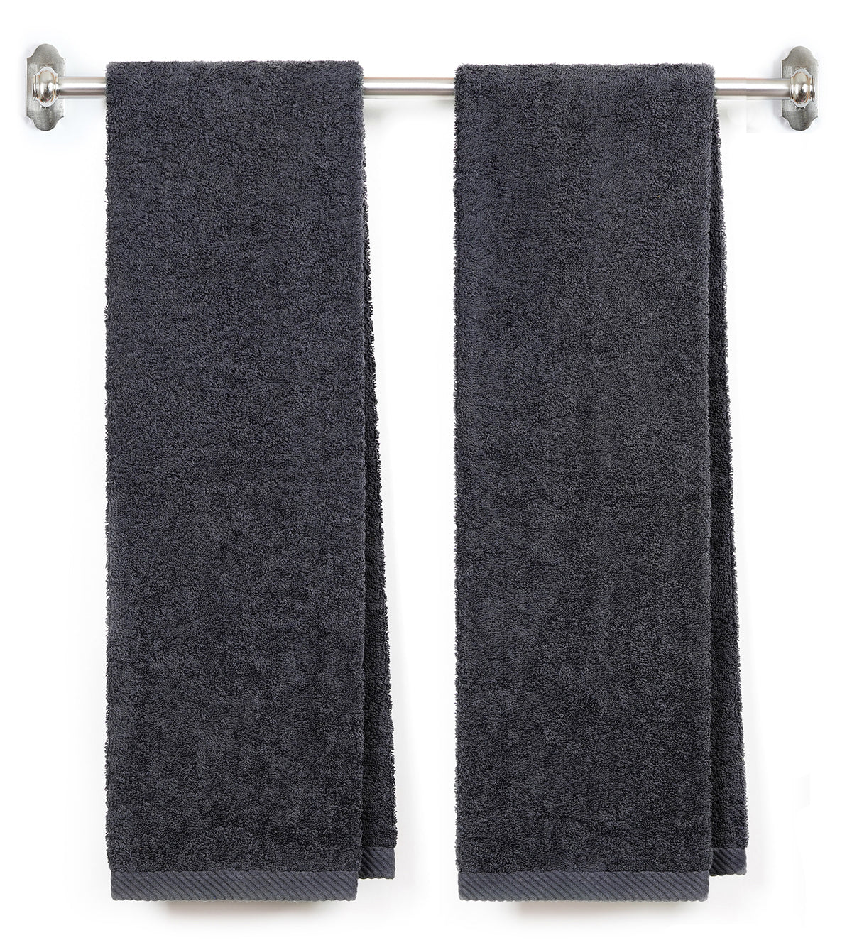 Initial Monogrammed Terry Cotton Gym Fitness Towel 2Pc - Embroidered
