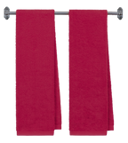 Initial Monogrammed Terry Velour Cotton Gym Fitness Towel 2Pc - Embroidered