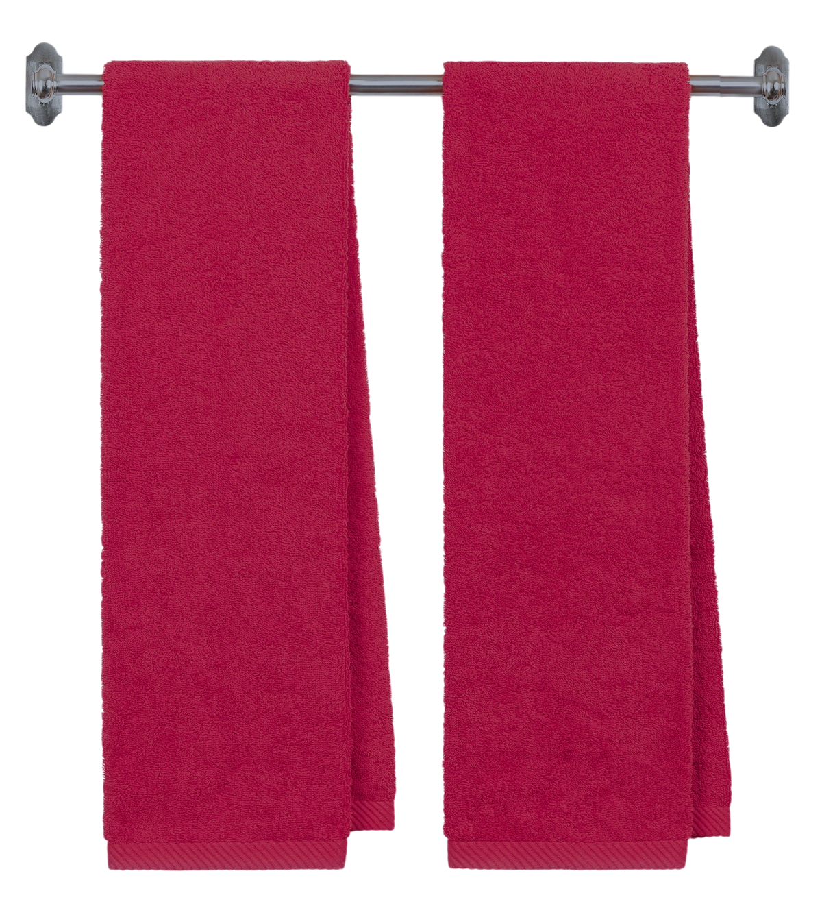 Initial Monogrammed Terry Velour Cotton Gym Fitness Towel 2Pc - Embroidered