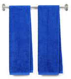 Initial Monogrammed Terry Cotton Gym Fitness Towel 2Pc - Embroidered