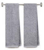 Initial Monogrammed Terry Cotton Gym Fitness Towel 2Pc - Embroidered