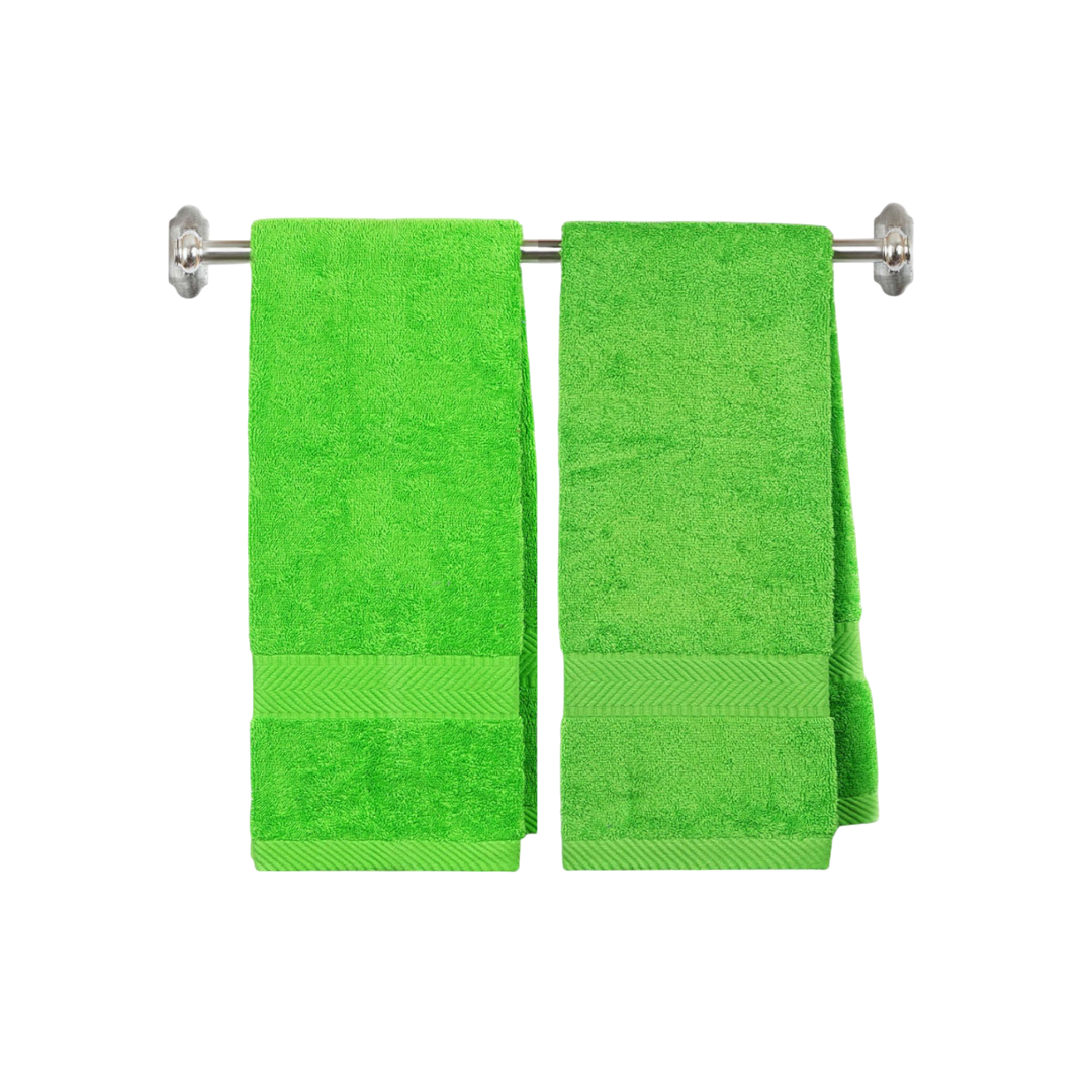 540 GSM Split Initial Personalized Terry Cotton Towel Set of 2