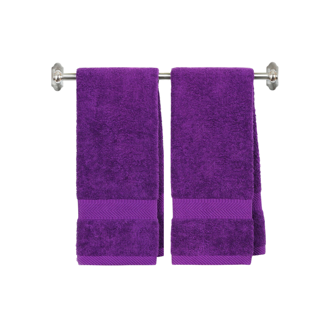 540 GSM Split Initial Personalized Terry Cotton Towel Set of 2