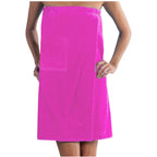 360 GSM Women's Spa Wrap Towel with Pocket - Terry Cotton Velour