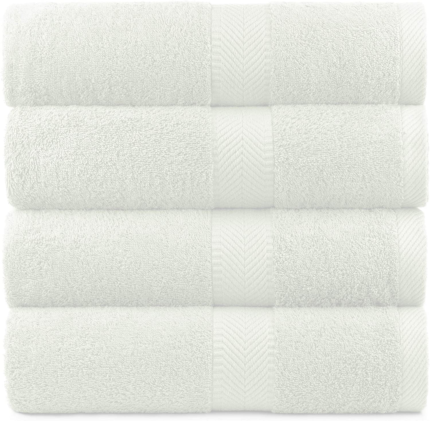 660 GSM Terry Cotton Bath Towels - Set of 4