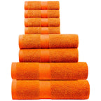 Terry Cotton Bath Towels, Hand Towel and Washcloth 8-Piece Set - view 7
