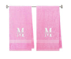 540 GSM Split Initial Personalized Terry Cotton Towel Set of 2 - view 64