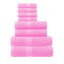 Terry Cotton Bath Towels, Hand Towel and Washcloth 8-Piece Set - view 8