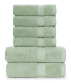 660 GSM Cotton Bath and Hand Towel Set - Hotel Quality Heavyweight