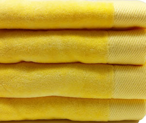 450 GSM Terry Velour Bath Towels - Set of 4
