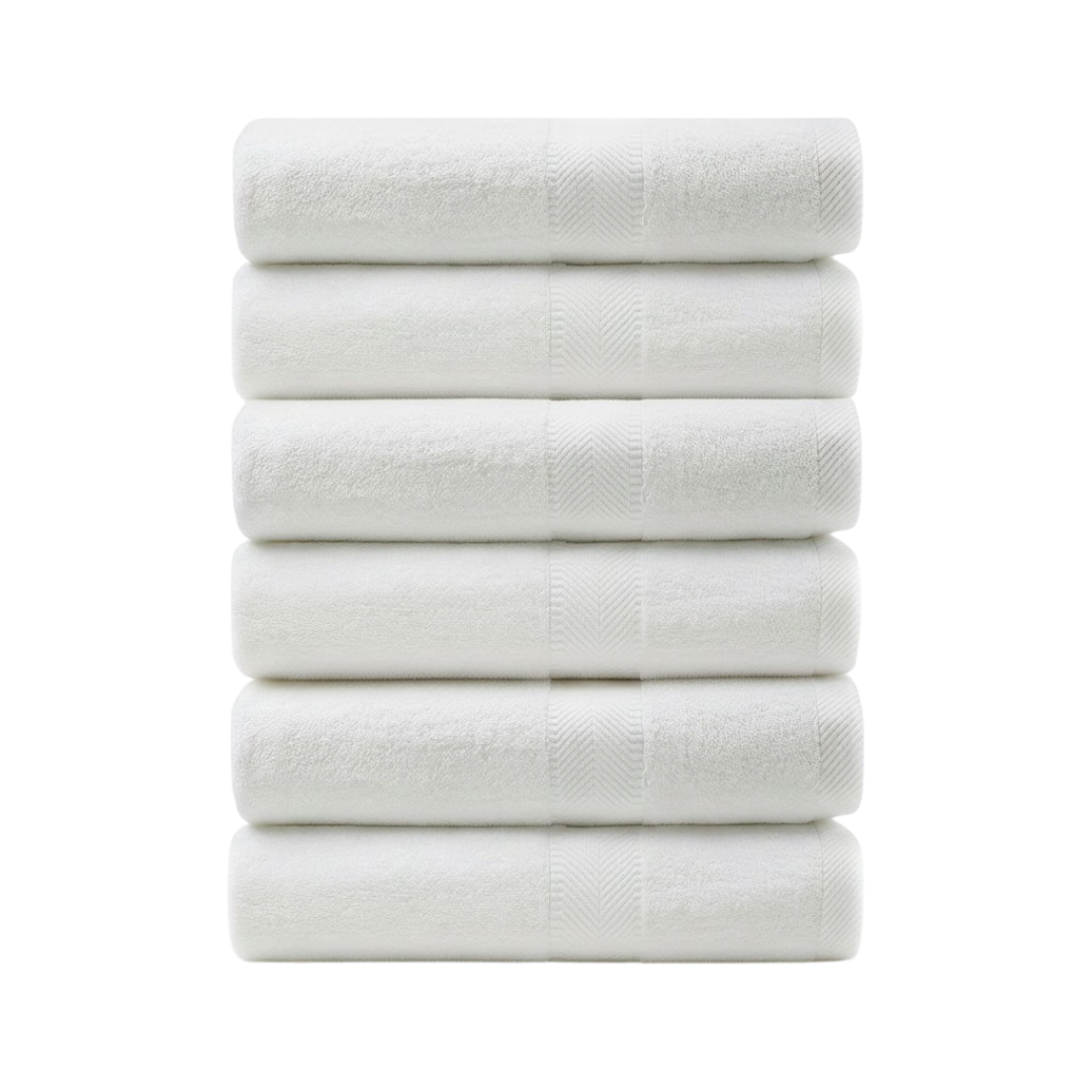 540 GSM Terry Cotton Hand Towels - Set of 6