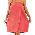 Cotton Blended Waffle Women's Wrap, Spa Bath Wrap Towel for Ladies - view 16