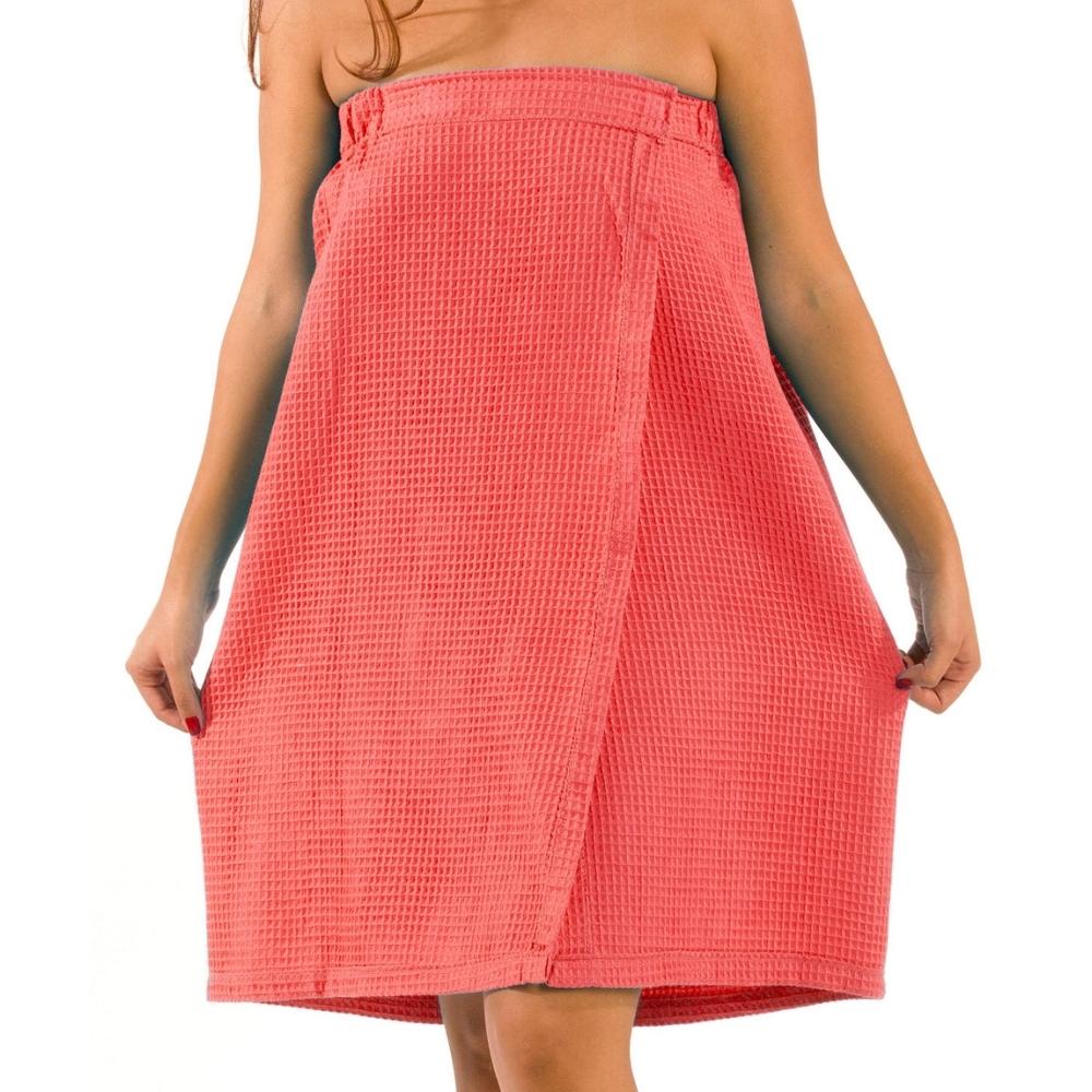 Cotton Blended Waffle Women's Wrap, Spa Bath Wrap Towel for Ladies - view 16