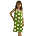 Terry Polka Girls Spa Wrap Towels