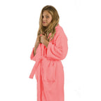Microfiber Coral Fleece Hooded Unisex Kids Robes - view 14