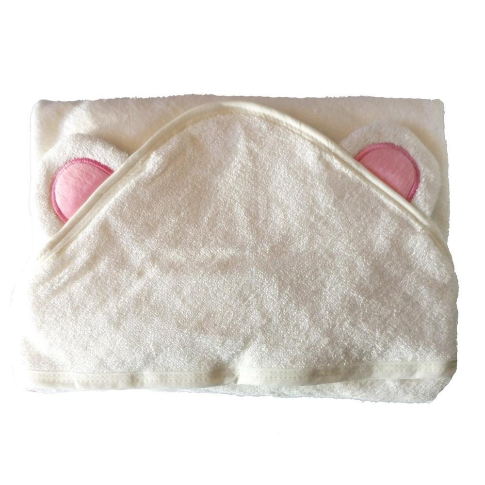 Hooded Bamboo Baby Towel with Ear - view 5