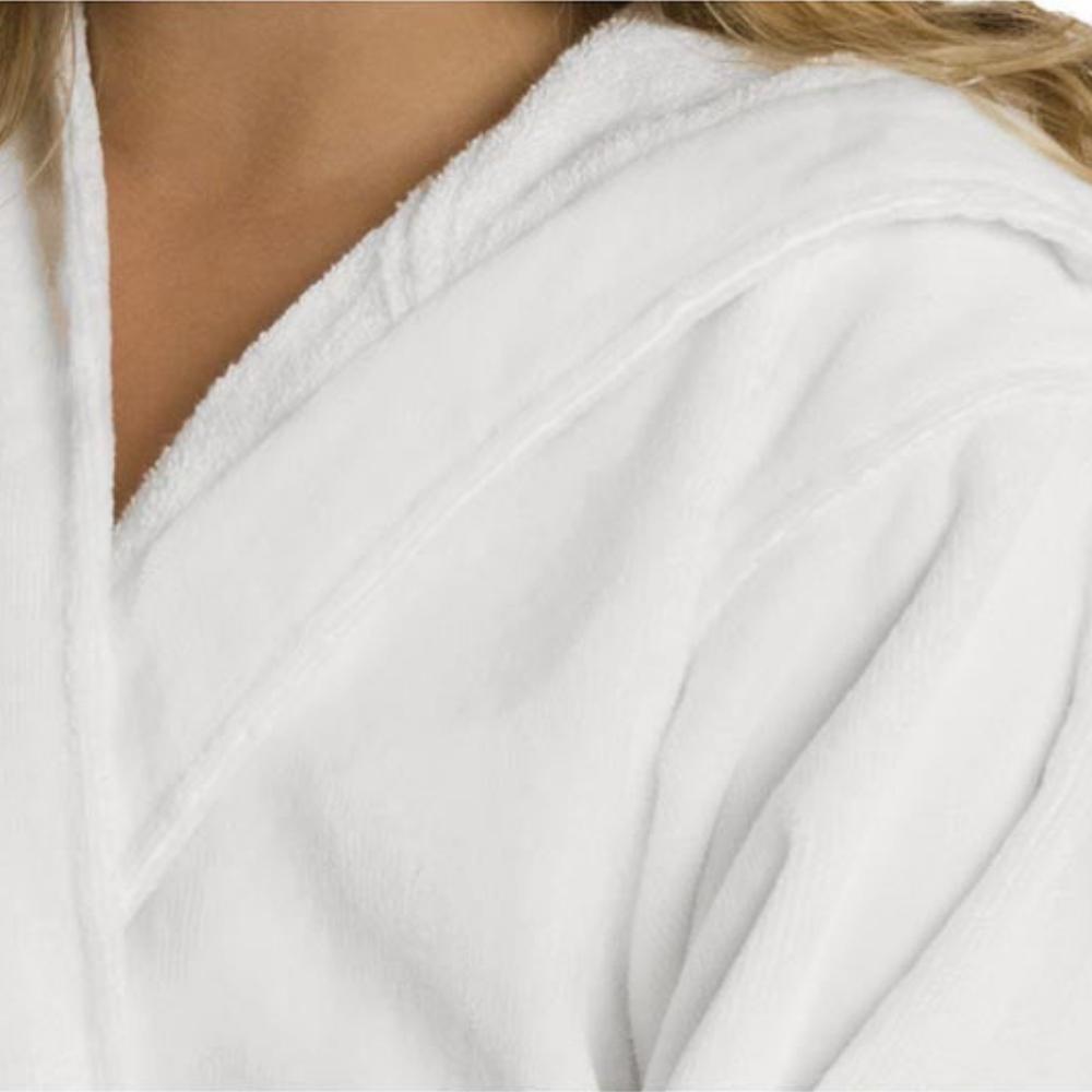 100% Cotton Terry Velour Hooded Kids Bathrobes - view 3