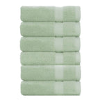 Terry Cotton Thick Hand Towels - 660 GSM Set of 6 - view 4