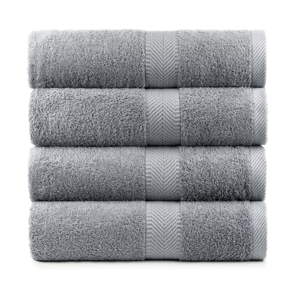 Terry Cotton Bath Towels - Set of 4 - 660 Gsm Thick - view 15