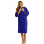 Microfiber Coral Fleece Hooded Unisex Kids Robes - view 4