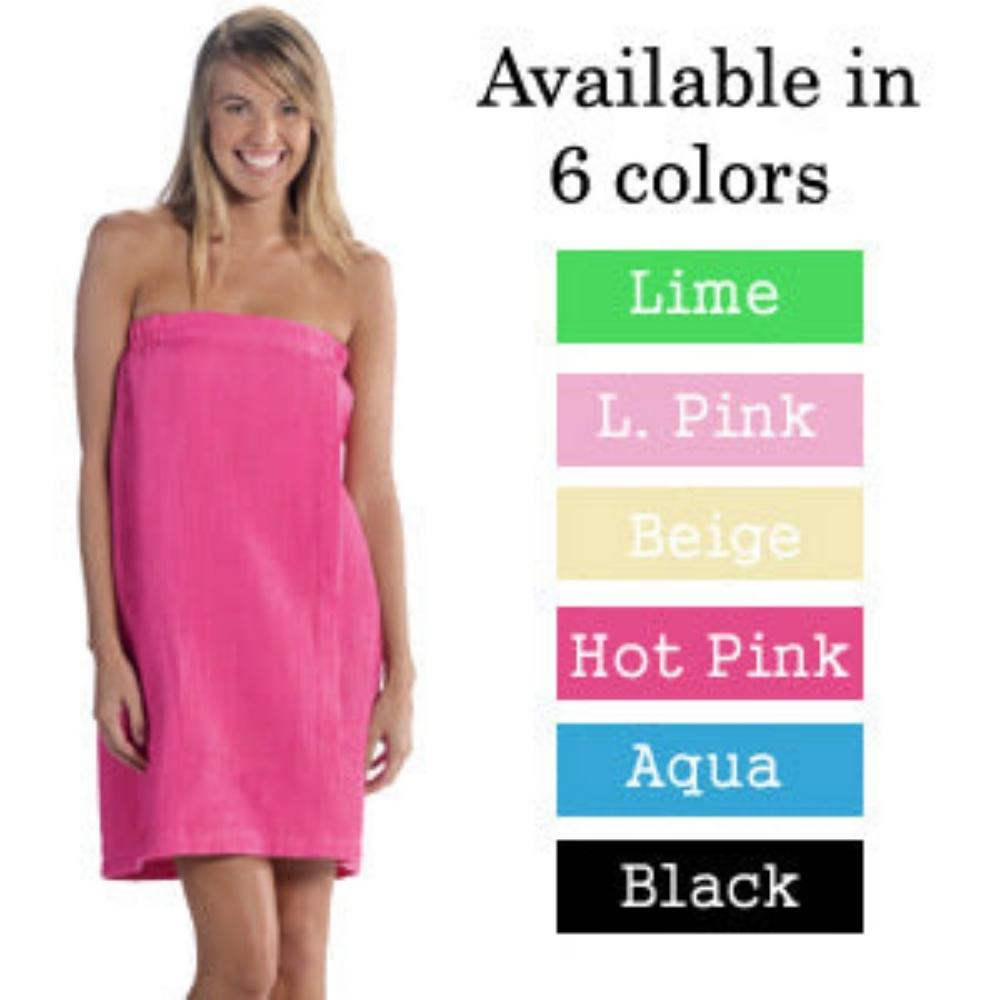 Cotton Blended Waffle Women's Wrap, Spa Bath Wrap Towel for Ladies - view 4
