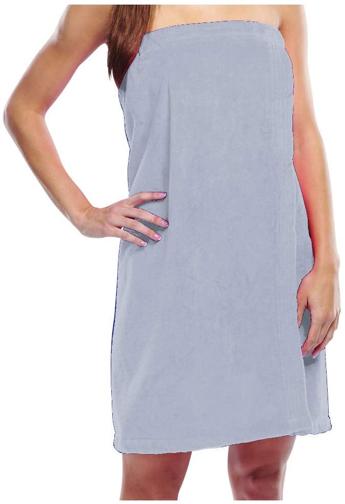 Terry Velour Women Spa Wrap Towels - Cotton Body Wrap Spa Towel - view 14