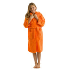 Microfiber Coral Fleece Hooded Unisex Kids Robes - view 5