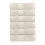 Terry Cotton Thick Hand Towels - 660 GSM Set of 6 - view 6