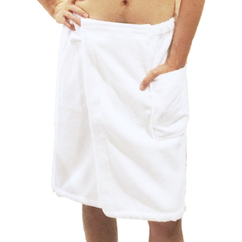 Water Absorbent Microfiber Men's Spa Wrap Towels