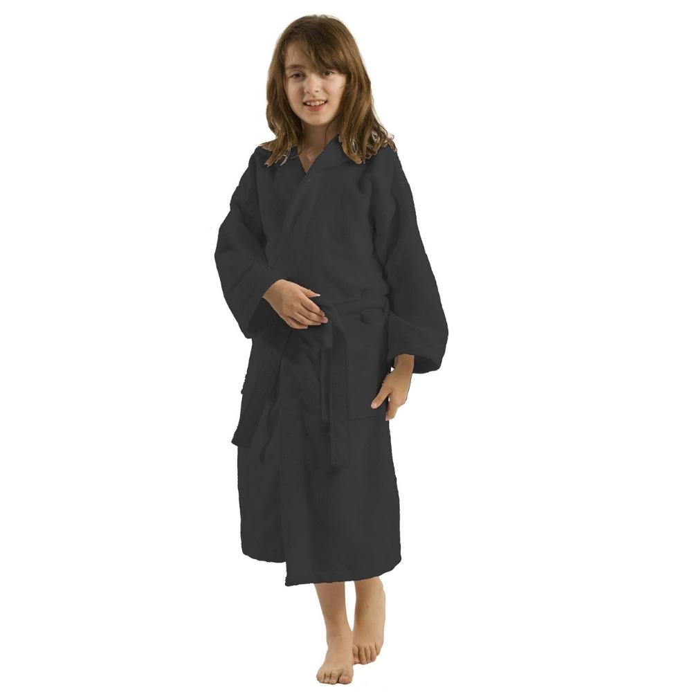 Microfiber Hooded Kids Bathrobes - view 6