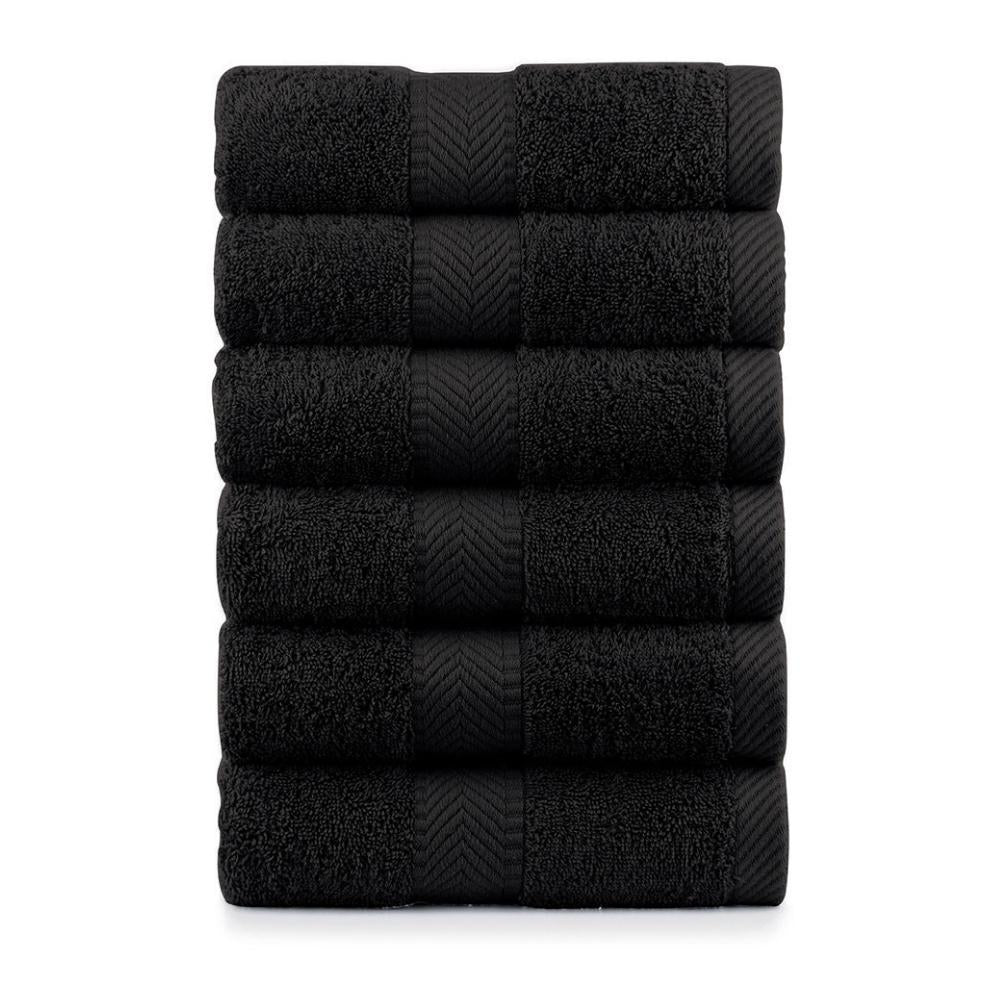Terry Cotton Hand Towels - 520 Gsm - Set of 6