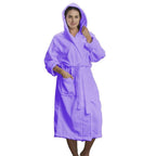 Microfiber Hooded Adult Bathrobes - view 6